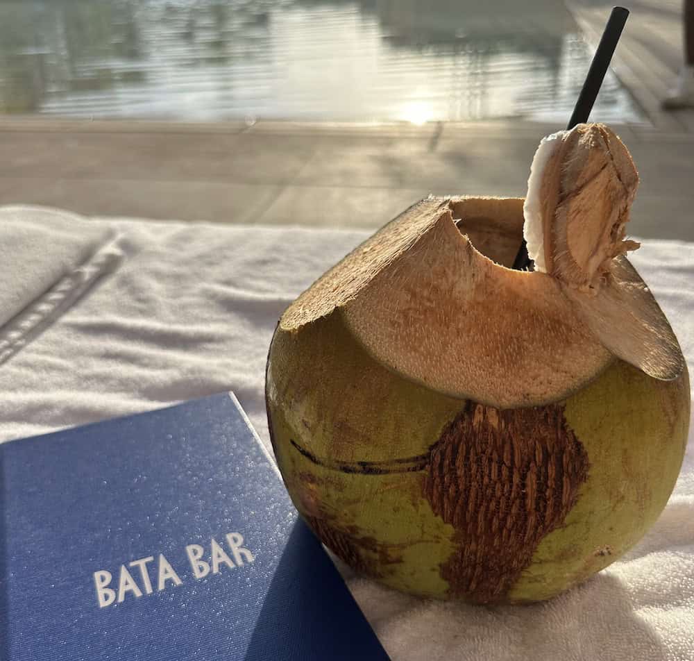 bata bar poolside at hotel indigo grand cayman.